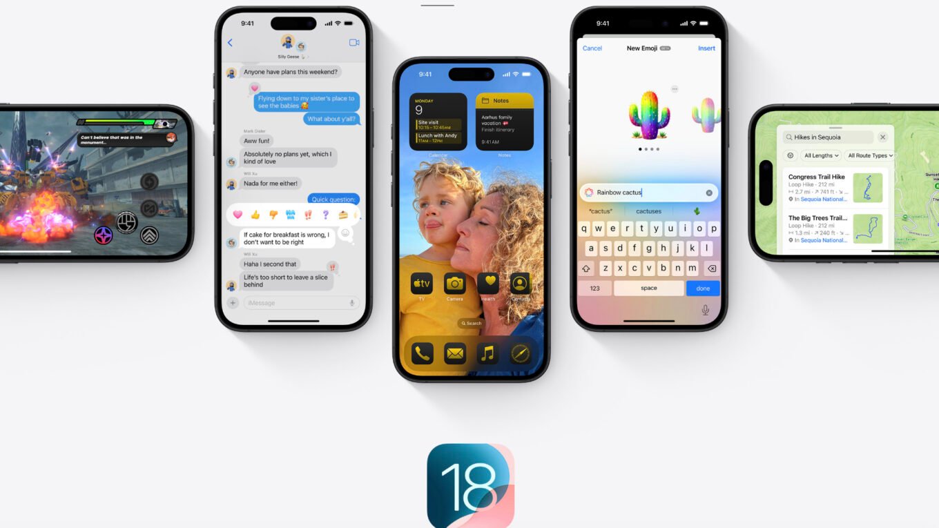 Apple Officially Introduces iOS/iPadOS 18, watchOS 11, tvOS 18, macOS Sequoia